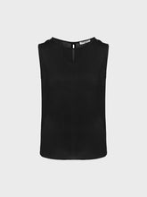 Top georgette con fiocchi laterali - NERO | Sandro Ferrone