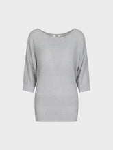 Maglia in lurex scollo barca - PERLA | Sandro Ferrone