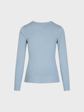 Maglia con scollo v e maniche lunghe - CELESTE | Sandro Ferrone