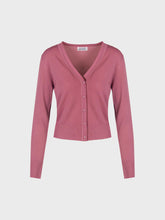 Cardigan in viscosa con scollo v - CAMEO | Sandro Ferrone