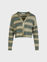 Cardigan con scollo v chiusura a 3 bottoni - VERDE | Sandro Ferrone