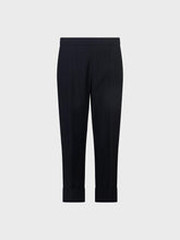 Pantalone con risvolto - NERO | Sandro Ferrone