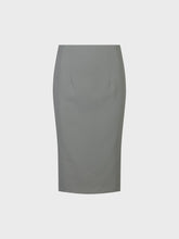 Gonna a tubino con spacco dietro - SALVIA | Sandro Ferrone