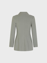 Giacca doppiopetto con bottoni ricoperti - SALVIA | Sandro Ferrone