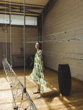 Abito asimmetrico stampato - SALVIA | Sandro Ferrone