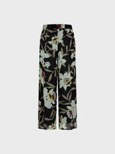 Pantalone stampato con gamba larga - NERO | Sandro Ferrone
