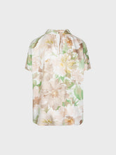 Blusa stmpata con collo torcion e goccia - UNICA | Sandro Ferrone