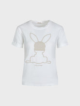 T-shirt con ricamo follow me - BIANCO-BEIGE | Sandro Ferrone