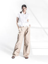 Camicia con volants sul fondo - BIANCO | Sandro Ferrone