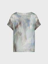 Blusa girocollo stampata - ARGILLA | Sandro Ferrone