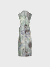 Abito stampato con scollo v - ARGILLA | Sandro Ferrone