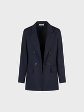 Giacca maglia gessato - BLU | Sandro Ferrone