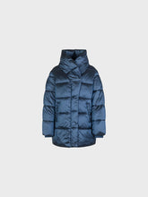 Piumino lungo cangiante - DENIM | Sandro Ferrone