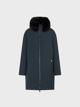 Piumino lungo combinato - FORESTA-NERO | Sandro Ferrone