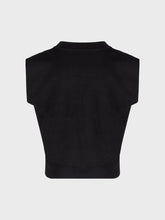 Gilet in maglia smacchinata - NERO | Sandro Ferrone