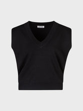 Gilet in maglia smacchinata - NERO | Sandro Ferrone