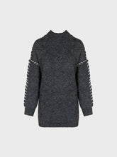 Maglia lunga in mohair - ANTRACITE | Sandro Ferrone