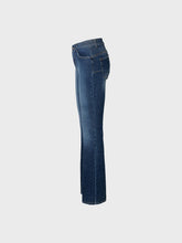 Jeans a zampetta in denim comfort - UNICA | Sandro Ferrone