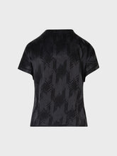 Blusa scollo v jacquard wash - NERO | Sandro Ferrone