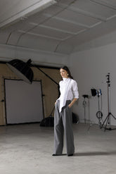 Pantalone in flanella - GRIGIO | Sandro Ferrone