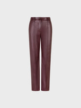 Pantalone zampetta in ecopelle - AMARONE | Sandro Ferrone