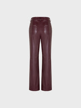 Pantalone zampetta in ecopelle - AMARONE | Sandro Ferrone