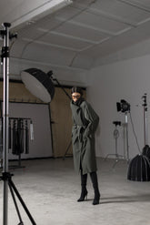 Trench in cotone nylon - MILITARE | Sandro Ferrone