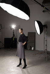 Camicia doppia in georgette - NERO | Sandro Ferrone