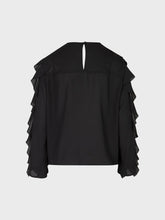 Camicia doppia in georgette - NERO | Sandro Ferrone