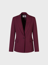 Blazer in tessuto fluido diagonale - AMARONE | Sandro Ferrone