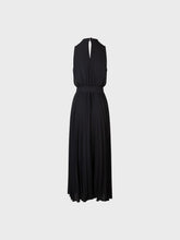 Abito con gonna plisse in georgette - NERO | Sandro Ferrone