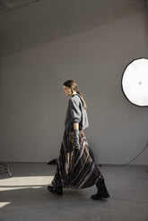 Gonna stampata plisse soleil - UNICA | Sandro Ferrone