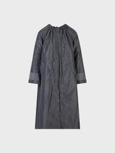 Trench con scollo tondo con coulisse - ANTRACITE | Sandro Ferrone