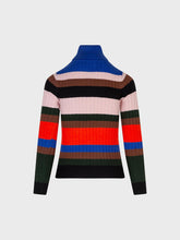 Maglia dolcevita a coste multicolor - UNICA | Sandro Ferrone