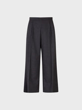 Pantalone con doppie pieghe davanti in poliviscosa a quadri - UNICA | Sandro Ferrone