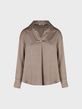 Blusa con scollo a polo - TORTORA | Sandro Ferrone