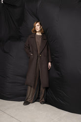 Cappotto lungo - MARRONE | Sandro Ferrone