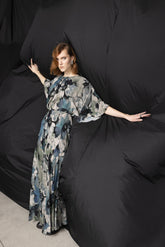 Abito lungo con stampa floreale - UNICA | Sandro Ferrone