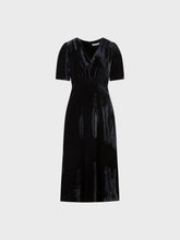 Abito in velluto martellato - NERO | Sandro Ferrone