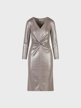 Abito scollo a v in maglia a costina - TORTORA | Sandro Ferrone