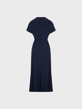 Abito con scollo barca in cady fluido - BLU | Sandro Ferrone