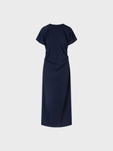 Abito con scollo barca in cady fluido - BLU | Sandro Ferrone