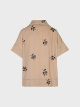 Blusa collo ciambella - CAMMELLO-NERO | Sandro Ferrone