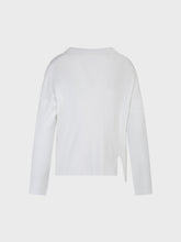 Maglia scollo a v con lavorazione - PANNA | Sandro Ferrone