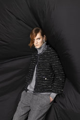 Giacca in stuoia - NERO-BLU | Sandro Ferrone