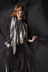 Blusa con sciarpina - TORTORA | Sandro Ferrone