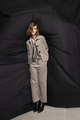 Top spalmato scollo a v - TORTORA | Sandro Ferrone