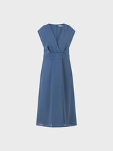 Abito con scollo a v in georgette - AVION | Sandro Ferrone