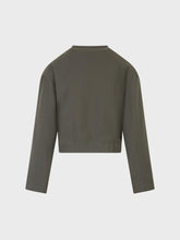 Bomber in poly/crepe - MILITARE | Sandro Ferrone