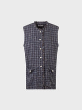 Gilet lungo in stuoia - MORO | Sandro Ferrone